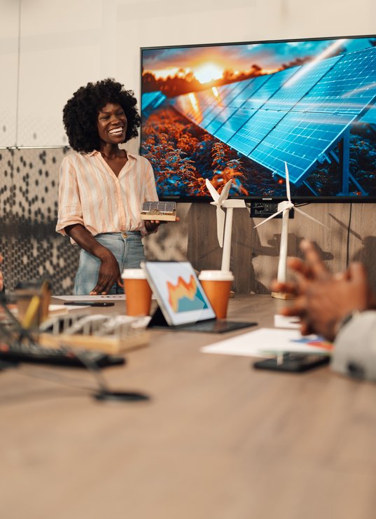 interracial-smiling-expert-with-solar-panel-talkin-2025-04-03-20-24-17-utc